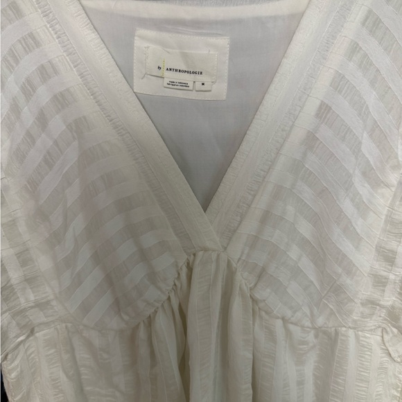 Anthropologie V-neck Ruffled Tiered Babydoll Dress - Picture 2 of 8